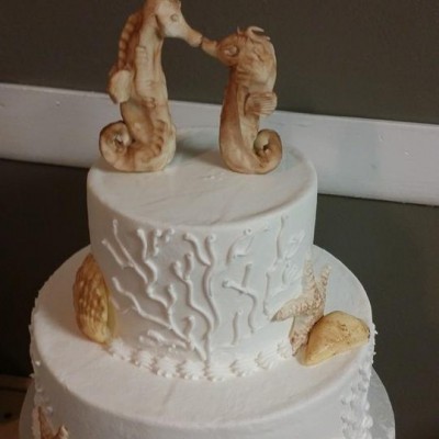 Seahorse cake